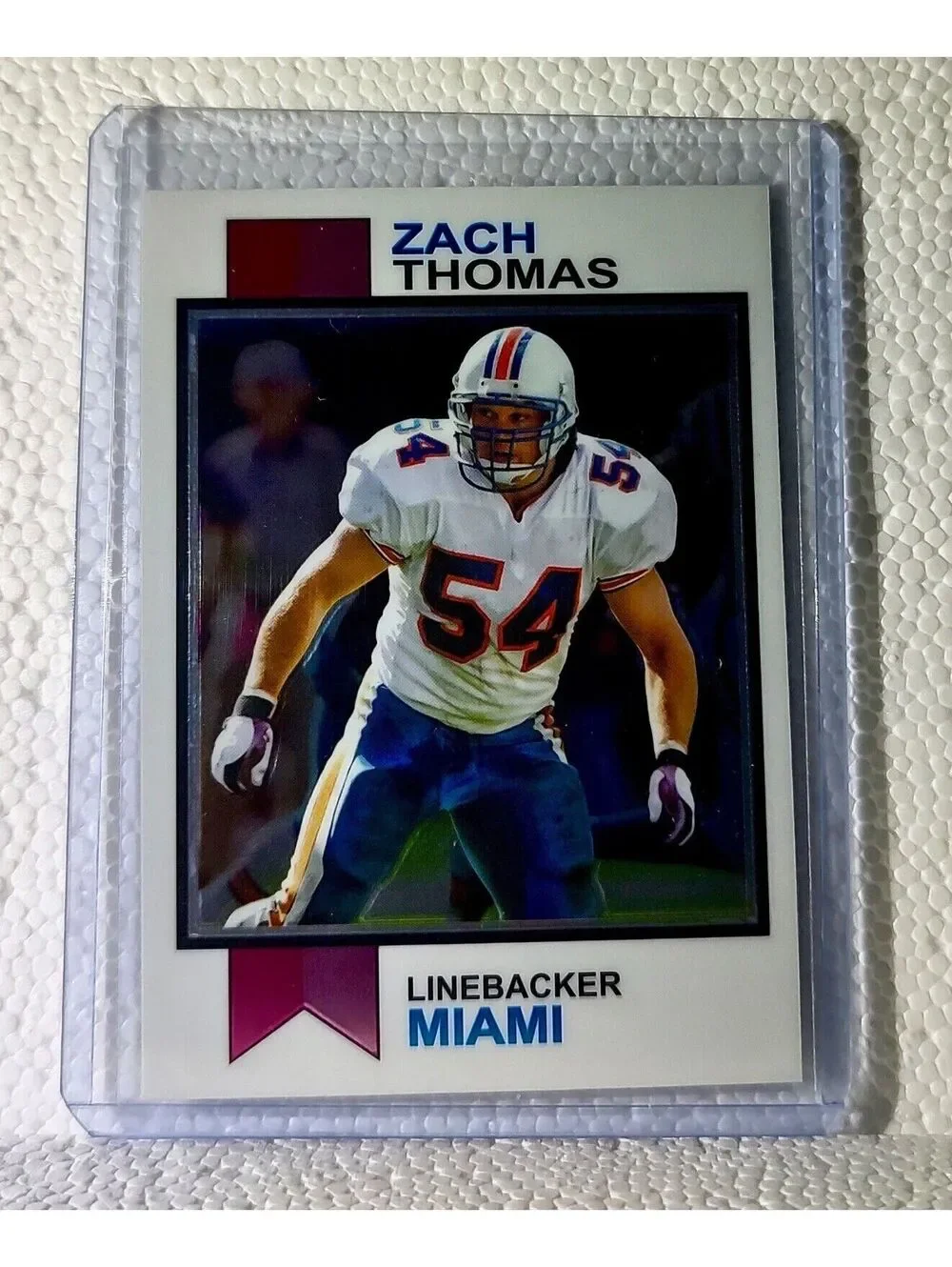 Zach Thomas 2023 Topps 1973 NFL #1973-16 Football Card Miami Dolphins